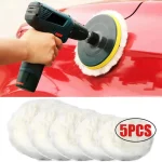 Car Wool Polishing Disc Car Waxing Polishing Buffing Tools 75mm 125mm 150mm Car Paint Care (New)