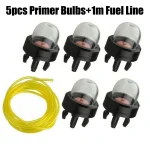 5 Primer Bulb Pump Bulbs 1M Fuel Line For Ryobi For Stihl Talon (New)