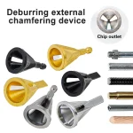 Type External Chamfering Tool Angle Lap Trimming Debur Triangle Hexagonal Handle Scraper Household (New)