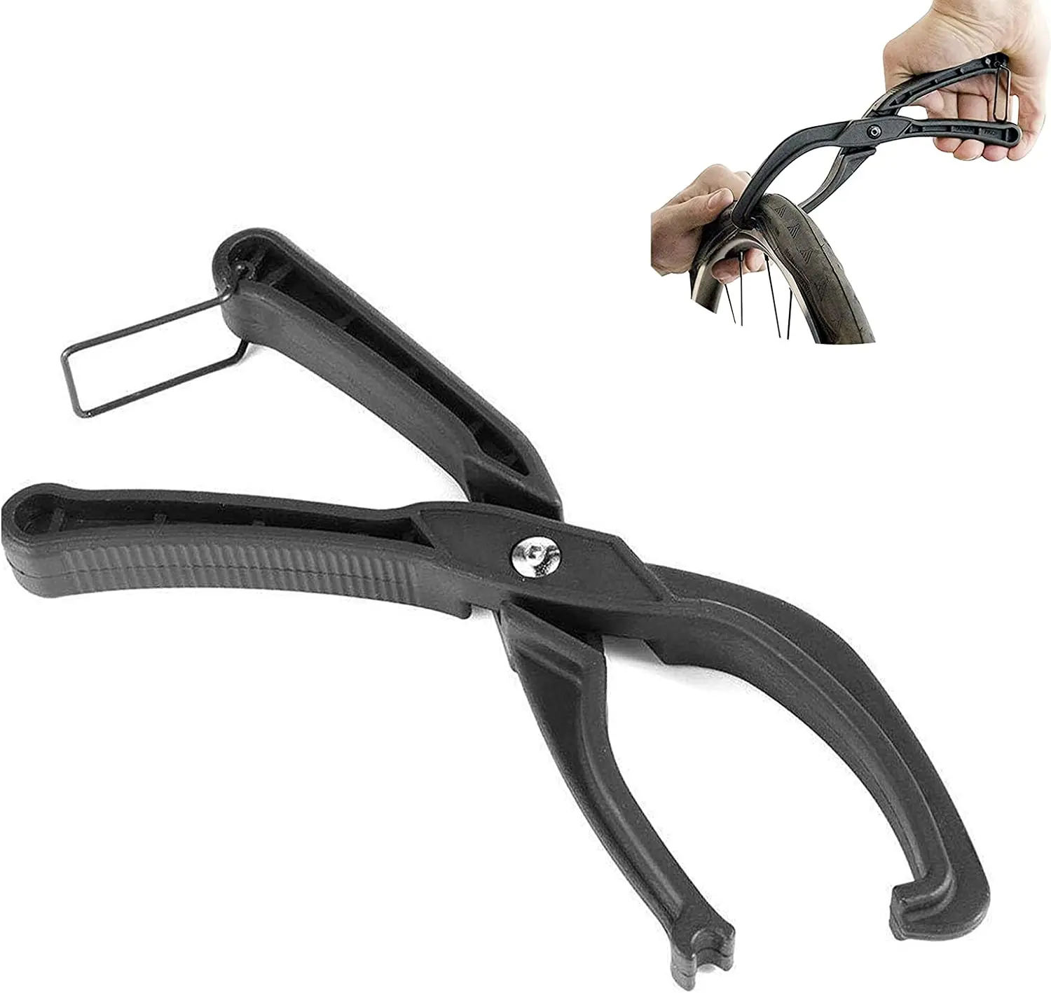 S3c57043238604bbe845faf54d8e65981k Bicycle Tire Levers Tire Pliers Tyre Remover Clamp Mountain Bike Repair Tool Accessories (New) - Image 1