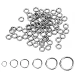 30 200 3 25mm Stainless Steel Split Ring Open Single Loops Jump Rings Connectors for (New)
