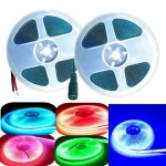 DC 12V 24V COB Strip 320Leds M High Density RA90 White Pink Yellow Ice (New)
