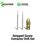 2UUL SD90 Stripped Screw Extractor Drill Bits Set 2.35mm Cutting Head Carbide Damaged (New)