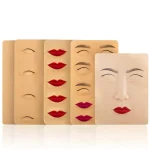 3D Silicone Microblading Practice Skin Blank Eyebrow Lip Tattoo Practice Skin for Beginner (New)