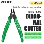 RELIFE RL-111 RL-113 Portable Diagonal Cutting Pliers Sharp Jaws for (New)