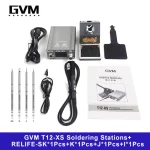 RELIFE GVM T12-XS Soldering Station T12 Quick Heating Intelligent Welding (New)
