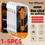 1 5 Easy Installation Anti spy Glass for iPhone17Air 16 11 12 14 13 15 (New)