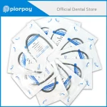 PIORPOY 10 Dental Stainless Steel Wire Round Rectangular Wire Ovoid From Archwire Dentistry Material (New)