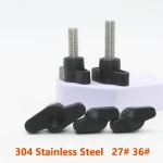 304 Stainless Steel Thumb Screws M4 M5 M6 M8 Z Shaped Handle Bolt Hand (New)