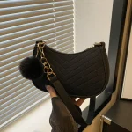Mini Women Shoulder Bags Fashion Felt Womens Bag Design Advanced Underarm Handbags Mini (New)