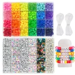 Pony Beads for Friendship Bracelet Making Kit 24 Colors Kandi Beads Set, 720 (New)