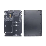 2 In 1 M.2 SSD To SATA3 External Enclosure   Dual Use NGFF MSATA To Serial Port (New)