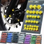 30 0.8cm 1cm 1.2cm 1.4cm Motorcycle Screw Set Decorative Caps Nut Covers Motorcycle Modification Accessories for (New)