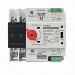 AC110V 100A Dual Power Automatic Transfer Switch 35mm Rail Mounting 2P ATS Generator (New)