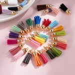 20 Lots Tassel Synthetic Suede Faux Leather Charms for DIY Keychain Earrings Necklace Bracelet (New)