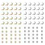 200 lot Jewelry Findings Crimp End Beads Connector Clasp for DIY Bracelet Necklace Chains (New)