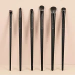 Soft Hair Eyeshadow Brush 6 Piece Eye Makeup Smudged Lying Silkworm Eyeliner Blade Eye (New)