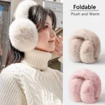 Winter Solid Soft Plush Ear Keep Warmer Earmuffs for Women Men Fashion Outdoor (New)