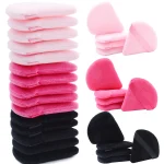 7 Triangel Makeup Powder Puff Soft Velvet Cosmetic Sponges For Contouring, Eye Corners (New)