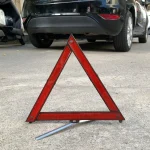 Car Triangle Reflective Tripod Emergency Breakdown Warning Reflective Sticker Safety Hazard Foldable Stop (New)