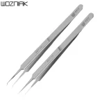 BST 18 BST 19 Ultra Precision Tweezers Stainless Steel Fly wire Curved Straight Tweezers For (New)