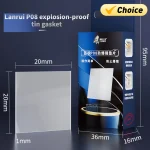 Lanrui P08 Explosion-proof Tin Gasket Steel Mesh Protection Glass Tools (New)