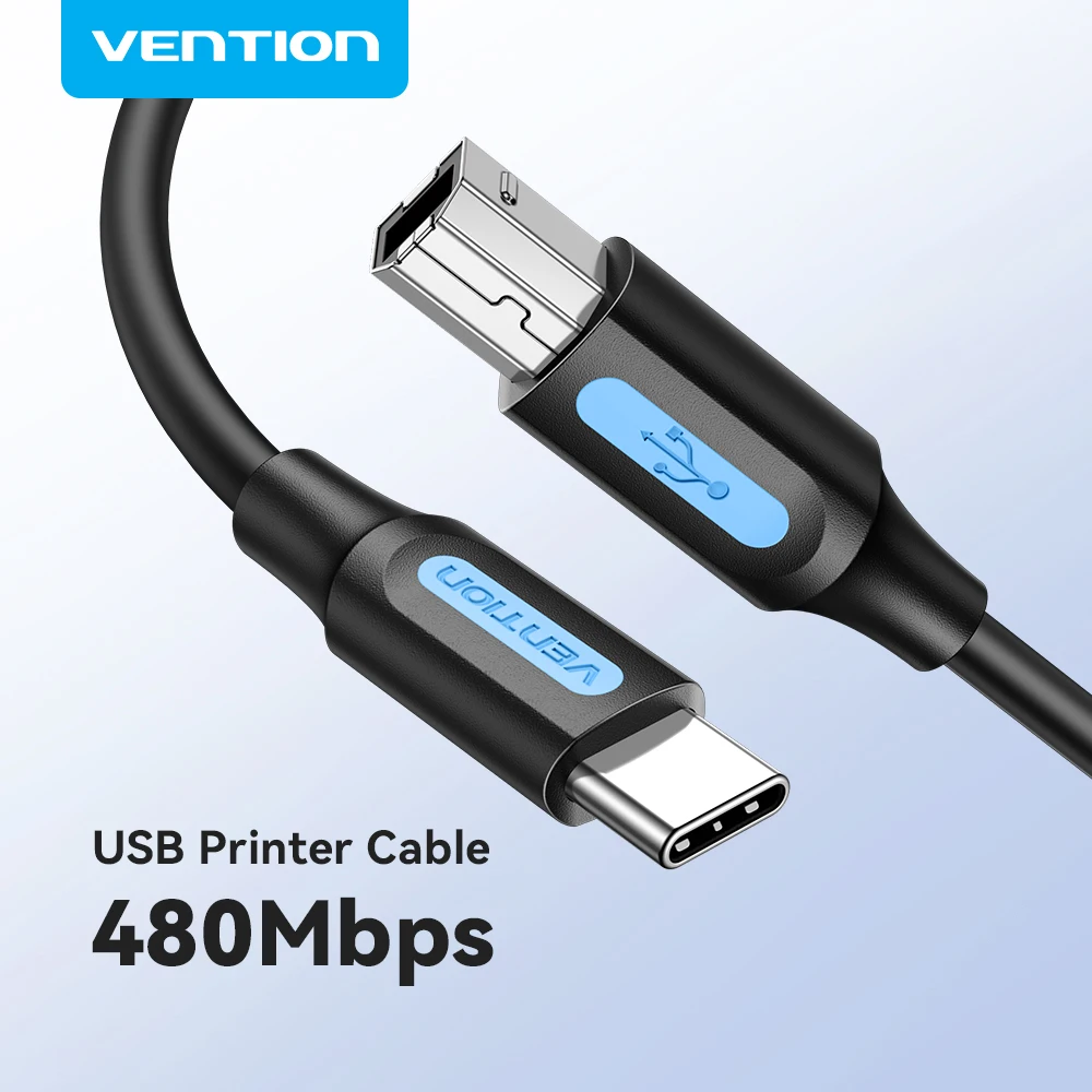 S93f83b7b937641668f96458ff034d83dZ Vention USB C to USB Printer Cable MacBook Pro (New) - Image 1