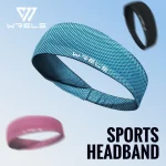 Summer Sport Headband Breathable Fitness Sweatband Non Slip Elastic Tennis Headband Sweat Wicking (New)