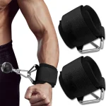 1 Wrist Straps for Weightlifting, Straps with D Ring Deadlift Straps for Cable (New)