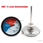 300Â°C Degrees Oven Thermometer Stainless Steel Grill BBQ Thermometer Instruments 52mm Barbecue Temperature (New)