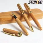 STONEGO Classics Luxury Wooden Fountain Pen Signature Pen Ink 0.5mm for Gifts Decoration Writing (New)