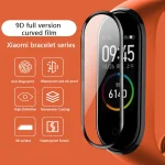 10D Film Glass for Xiaomi Mi Band 8 7 6 Screen Protector Miband (New)