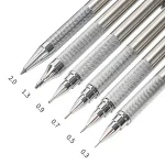 Mechanical Pencil Set 0.3 0.5 0.7 0.9 1.3 2.0mm Full Metal Art Drawing (New)