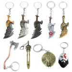 Game Peripherals God Of War 4 Chaos Blade Greatsword Keychain Kratos Axe Model (New)