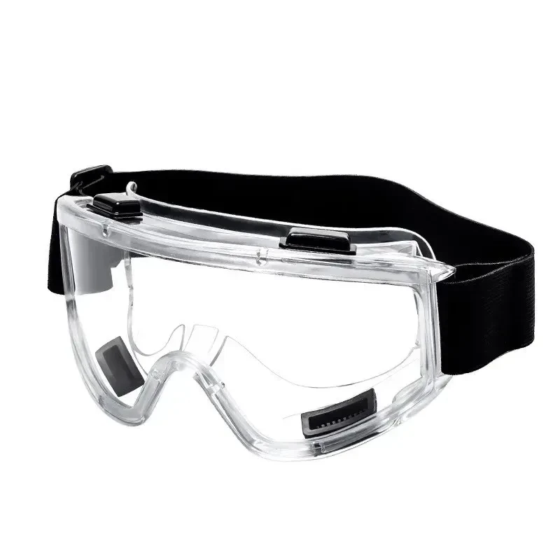 Sa684ae2dac57477b8a282248d72a22ef9 Safety Glasses, Splash&Dust&Sand Resistant Goggles; Adjustable Clear Eyewear for Cycling, Skiing and Other Sports (New) - Image 1