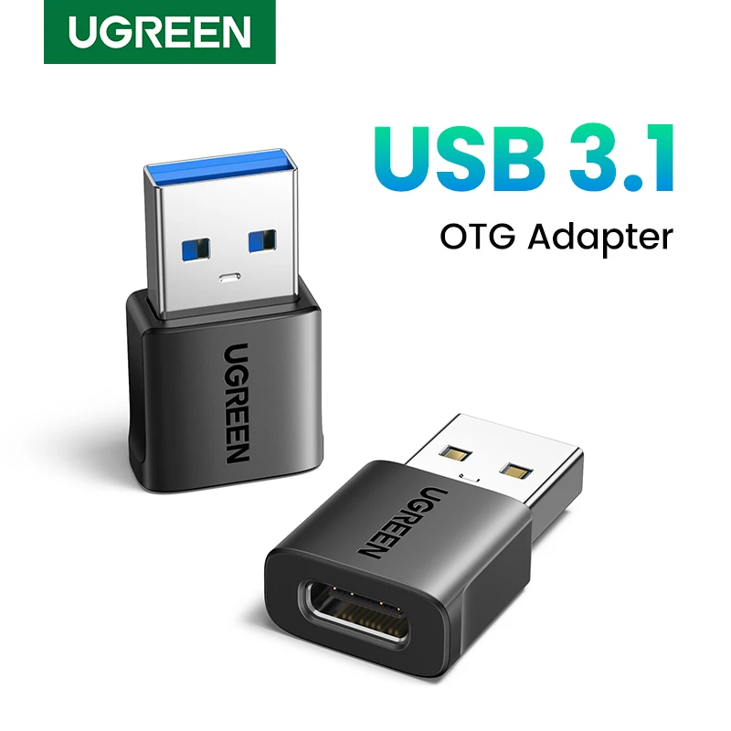 Saabc10f03f334506bde69e76a9b82933J UGREEN USB 3.1 Type C OTG Adapter USB A Male to USB C (New) - Image 1