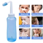 Nasal irrigator for Adults Children Nasal Rinse Bottle Nasal Wash Cleaner Nose Protector (New)