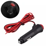 Car Cigarette Lighter Socket Plug Connector 1.5 Meter Cable 12V 24V Car Charger (New)