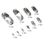 1Packs Stainless steel Ball Chain Connectors Clasps 1.5 2 2.4 3.2 4 5 (New)