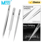 MaAnt High Precision Tweezers Insulated Stainless Steel Non-Magnetic Tweezers for (New)