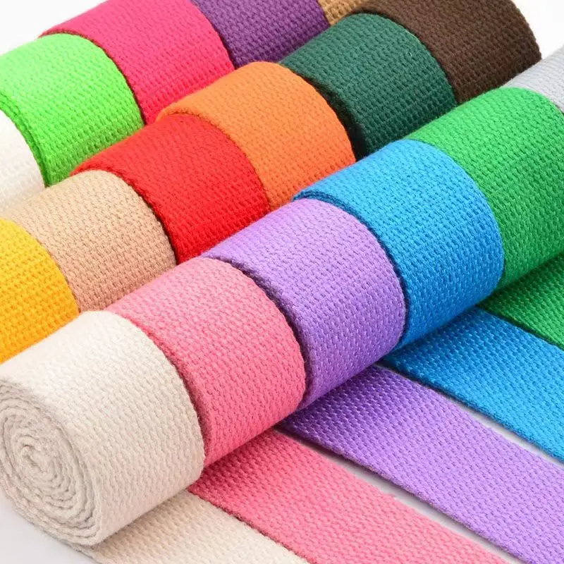 Sb797c4b730f247089284be2c20c268d4G 5 Meters 25mm Canvas Ribbon Belt Bag Webbing Nylon Webbing Knapsack Strapping Sewing (New) - Image 1