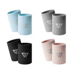 WRELS 1 2 Sports Wristbands Breathable Sweat Absorbing Wrist Brace Tennis Running Basketball Sweat (New)