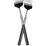 Extendable Telescoping Metal Back Scratcher with Hand Massager Portable Handles for Relief Thanksgiving (New)