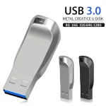 High Speed Metal Rod USB Flash Drive 3 Pendrive   128GB 64GB 32GB 16GB (New)