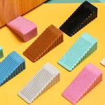 Safety Silicone Door Stop Stoppers Block Wedge Doorstops Door Stopper Home Office Door (New)