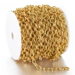 1meter Stainless Steel Chain Big Rolo Cable Link Chain for Jewelry Making (New)