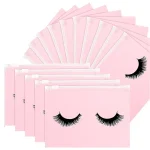 50 Eyelash Aftercare Bags Zipper Waterproof Lashes Bag Toiletry Makeup Pouch Cosmetic Travel (New)