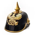1 Hats German Prussian Plastic Helmet Retro Helmets Wearable Mask Decorative Cosplay Prop (New)