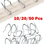 10 20 50 Urtain Hook Metal Pin S Hook Curtain Hook Shower Curtain Hanging Hook (New)