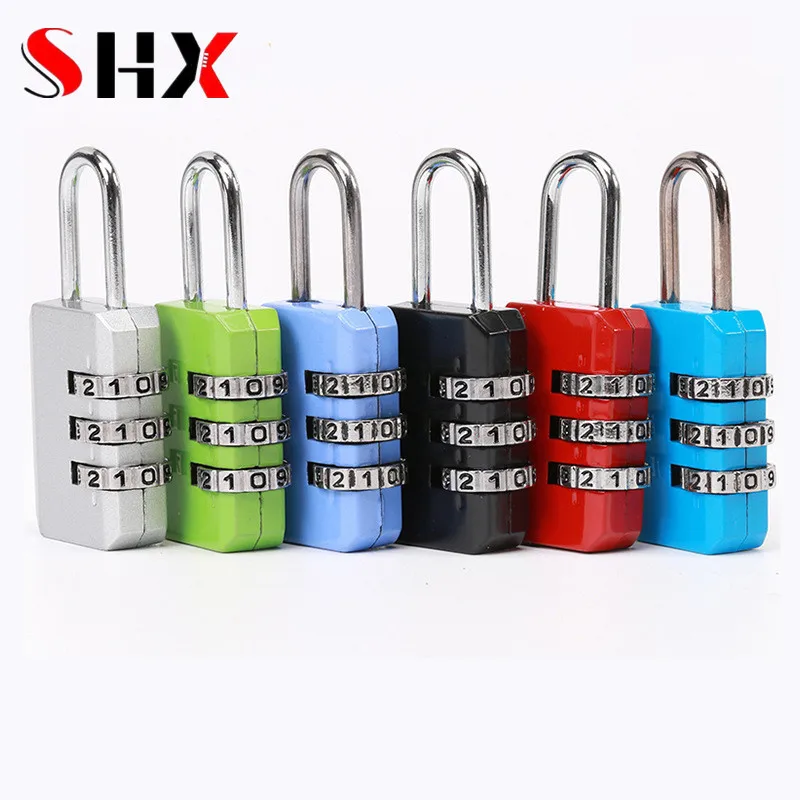 Sdc5392b31a3248ad810e635083661390c 3 Digits Multifunctional Combination Lock Luggage Fitness Cabinet Backpack Travel Anti theft Aluminum Alloy (New) - Image 1